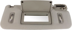 Right Passenger Side Sun Visor with LED Lights for 2014-2019 GMC Sierra/Sierra Denali 1500 2500 3500 & Chevrolet Silverado 1500 2500 3500, Replaces 23459643 (Gray) Right Passenger Side Sun Visor with LED Lights for 2014-2019 GMC Sierra/Sierra Denali 1500 2500 3500 & Chevrolet Silverado 1500 2500 3500, Replaces 23459643 (Gray)