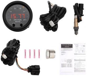 30-0300 Wideband UEGO Air/Fuel Ratio Gauge 52mm (2-1/16"), AFR/Lambda Controller Kit with LSU 4.9 Sensor 30-0300 Wideband UEGO Air/Fuel Ratio Gauge 52mm (2-1/16"), AFR/Lambda Controller Kit with LSU 4.9 Sensor