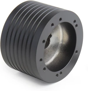 Black Marine Boat Steering Wheel Hub Adapter Keyway for Momo/Grant, 5 & 6 Hole Black Marine Boat Steering Wheel Hub Adapter Keyway for Momo/Grant, 5 & 6 Hole