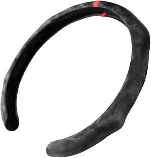 Quick-Install Sporty Suede Leather Steering Wheel Cover with Red Top Trim, Universal Fit for 14½"15" Car/SUV/Pickup Steering Wheels Quick-Install Sporty Suede Leather Steering Wheel Cover with Red Top Trim, Universal Fit for 14½"15" Car/SUV/Pickup Steering Wheels