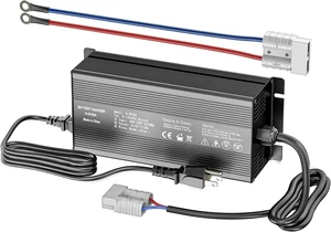 14.6V 30A LiFePO4 Battery Charger AC-DC Smart Charger with Anderson Connector & LED Indicator for 12V/12.8V Deep-Cycle Batteries of Car, Truck, Boat & RV 14.6V 30A LiFePO4 Battery Charger AC-DC Smart Charger with Anderson Connector & LED Indicator for 12V/12.8V Deep-Cycle Batteries of Car, Truck, Boat & RV