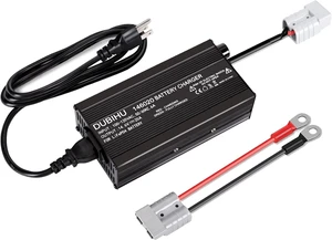 12V 20A LiFePO4 Battery Charger with Anderson Connector & Anderson-to-M8 Adapter Cable 14.6V Fast Smart Charger for Lithium Batteries 12V 20A LiFePO4 Battery Charger with Anderson Connector & Anderson-to-M8 Adapter Cable 14.6V Fast Smart Charger for Lithium Batteries