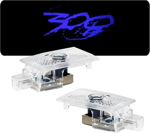 2 PCS Never-Fade Car LED Door Logo Lights Ghost LED Projector Courtesy Step Shadow Light, Compatible with 300/300C/300S 20052024 (Blue) 2 PCS Never-Fade Car LED Door Logo Lights Ghost LED Projector Courtesy Step Shadow Light, Compatible with 300/300C/300S 20052024 (Blue)