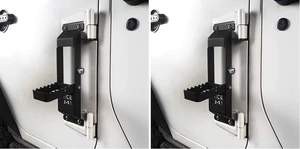 Wrangler Door Hinge Step Foot Pedal for 20072018 Jeep Wrangler JK & JKU (Pack of 2) Wrangler Door Hinge Step Foot Pedal for 20072018 Jeep Wrangler JK & JKU (Pack of 2)