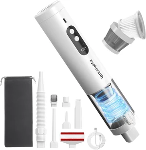 16000Pa Cordless Handheld Car Vacuum 5-in-1 Mini Vacuum Cleaner & Air Duster, Rechargeable with LED Flashlight & Window Hammer for Car, Pet, Kitchen & House 16000Pa Cordless Handheld Car Vacuum 5-in-1 Mini Vacuum Cleaner & Air Duster, Rechargeable with LED Flashlight & Window Hammer for Car, Pet, Kitchen & House