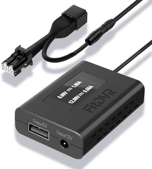 D3-033 Dash Camera Power Adapter (10-Pin) for Subaru, Nissan, Mazda & Infiniti Auto-Dimming Mirror Hookup, Built-in USB, LED Display, 5V/12V Output D3-033 Dash Camera Power Adapter (10-Pin) for Subaru, Nissan, Mazda & Infiniti Auto-Dimming Mirror Hookup, Built-in USB, LED Display, 5V/12V Output