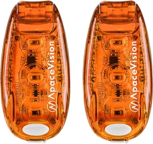 EverLightFX 2-Pack USB Rechargeable LED Safety Light Clip-On Strobe Light EverLightFX 2-Pack USB Rechargeable LED Safety Light Clip-On Strobe Light
