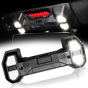 Interior Map Reading Light, Compatible with Jeep Wrangler JL / Gladiator JT / 4XE 20182023 Push-Button LED Dome for Front Seat Area, 2 & 4 Door Interior Map Reading Light, Compatible with Jeep Wrangler JL / Gladiator JT / 4XE 20182023 Push-Button LED Dome for Front Seat Area, 2 & 4 Door