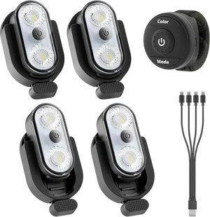 Wireless LED Interior Ambient Strobe Lights for Car Button & Remote Control, USB-C, 8 Colors, IP65 Waterproof Rechargeable Underglow for Cars, Trucks, eBike & Motorcycle Wireless LED Interior Ambient Strobe Lights for Car Button & Remote Control, USB-C, 8 Colors, IP65 Waterproof Rechargeable Underglow for Cars, Trucks, eBike & Motorcycle