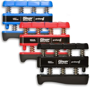 Gripmaster Hand & Finger Exerciser Spring-Loaded Finger-Piston System to Isolate & Exercise Each Finger Gripmaster Hand & Finger Exerciser Spring-Loaded Finger-Piston System to Isolate & Exercise Each Finger