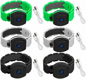 6-Pack USB-C Rechargeable LED Armband Lights Reflective Safety Glow Wristbands for Night Running & Walking, Adjustable, 3 Colors 6-Pack USB-C Rechargeable LED Armband Lights Reflective Safety Glow Wristbands for Night Running & Walking, Adjustable, 3 Colors