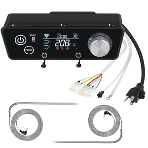 WiFi Controller for Pit Boss Vertical Series 3/4/5/7 Pellet Smoker Thermostat Control Panel Board with Temperature Probe, 3.5mm Plug BBQ Accessories WiFi Controller for Pit Boss Vertical Series 3/4/5/7 Pellet Smoker Thermostat Control Panel Board with Temperature Probe, 3.5mm Plug BBQ Accessories