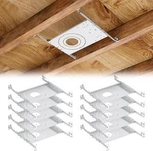 10-Pack New Construction Mounting Plate, Adjusts 9-1/8"25" Joists 10-Pack New Construction Mounting Plate, Adjusts 9-1/8"25" Joists