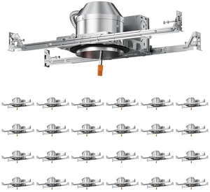 24-Pack 4-Inch Recessed Lighting Housing, Can Light Housing 24-Pack 4-Inch Recessed Lighting Housing, Can Light Housing
