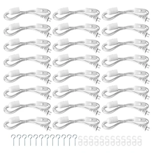 8.2ft Hanging Light Socket Lamp Cord with Switch, E26/E27, 24 Pcs 8.2ft Hanging Light Socket Lamp Cord with Switch, E26/E27, 24 Pcs