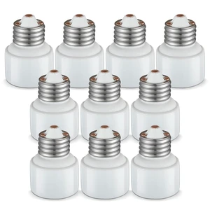 E26 to E26 Standard Medium Screw Bulb Socket Extender Porcelain Socket Extension Adapter E26 to E26 Standard Medium Screw Bulb Socket Extender Porcelain Socket Extension Adapter