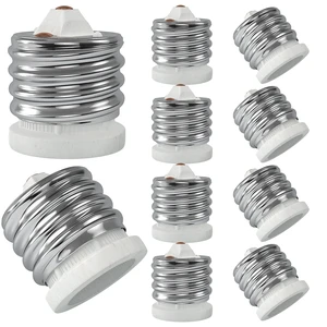 UL-Listed Ceramic E39 to E26 Mogul Socket Converter Adapter, 10 Pack UL-Listed Ceramic E39 to E26 Mogul Socket Converter Adapter, 10 Pack