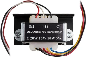 70V Commercial Premium Distribution Line Transformer SP70 (20W, 15W, 10W, 5W) 70V Commercial Premium Distribution Line Transformer SP70 (20W, 15W, 10W, 5W)