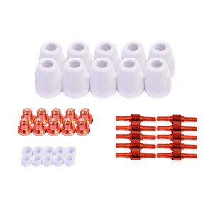 40-Piece Nozzle Electrode Cup & Ring Set LCON40 for LT5000D/CT520D/CUT32i 40-Piece Nozzle Electrode Cup & Ring Set LCON40 for LT5000D/CT520D/CUT32i