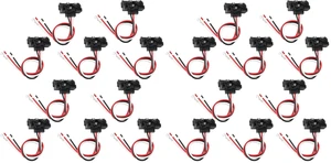 10PCS 3-Prong Right Angle Pigtail Connector, 3-Wire 20AWG for Truck Stop/Turn/Tail/Brake/Backup Lights, Fits 4" Round & 6" Oval (Pack of 2) 10PCS 3-Prong Right Angle Pigtail Connector, 3-Wire 20AWG for Truck Stop/Turn/Tail/Brake/Backup Lights, Fits 4" Round & 6" Oval (Pack of 2)