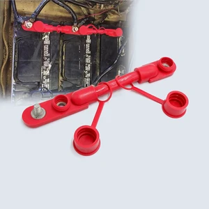 Overmolded Group 31 8" 1/0 Battery Cable, Red Positive, for Truck/Marine/Boat/Yacht/RV/Caravan/Trailer/Bus Overmolded Group 31 8" 1/0 Battery Cable, Red Positive, for Truck/Marine/Boat/Yacht/RV/Caravan/Trailer/Bus