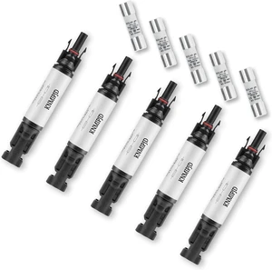 Solar Fuse Holder 15Amp 1000V, 5PCS 15A MC4 Fuses, IP67 for Solar Energy Systems & Panels (15A 5PCS) Solar Fuse Holder 15Amp 1000V, 5PCS 15A MC4 Fuses, IP67 for Solar Energy Systems & Panels (15A 5PCS)
