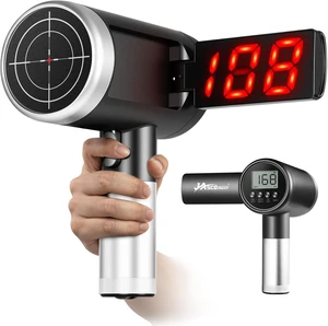 24GHz Baseball Radar Gun, LED+LCD Dual Display with ±1 MPH Accuracy 24GHz Baseball Radar Gun, LED+LCD Dual Display with ±1 MPH Accuracy