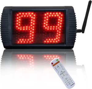 5" LED Basketball Shot Clock Timer, Custom Countdown (12/14/20/24/30 Sec), Portable with Remote Control & Buzzer for Basketball Courts 5" LED Basketball Shot Clock Timer, Custom Countdown (12/14/20/24/30 Sec), Portable with Remote Control & Buzzer for Basketball Courts