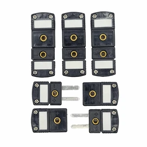 Miniature Type J Thermocouple Connector, Male/Female Deluxe (5 Pack) Miniature Type J Thermocouple Connector, Male/Female Deluxe (5 Pack)