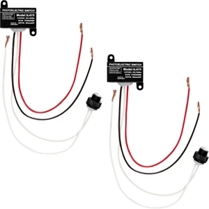 120V Mini Flush Mount Dusk to Dawn Photoelectric Sensor, 600W Tungsten, UL Listed & Weatherproof for Outdoor Lighting, Pack of 2 - OL-45170 120V Mini Flush Mount Dusk to Dawn Photoelectric Sensor, 600W Tungsten, UL Listed & Weatherproof for Outdoor Lighting, Pack of 2 - OL-45170