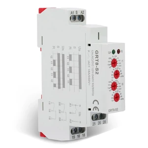 GRT8-0.1S-100 Days Asymmetric Repeat Cycle Timer Relay, 35mm DIN Rail AC/DC 12-240V for Cyclic Delay Control GRT8-0.1S-100 Days Asymmetric Repeat Cycle Timer Relay, 35mm DIN Rail AC/DC 12-240V for Cyclic Delay Control