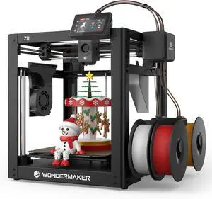 SainSmart x WonderMaker ZR CoreXY Multicolor 3D Printer 600mm/s High-Speed, 4-Color Printing, 300°C Nozzle, Auto-Leveling, 300×300×300mm Large Build Volume SainSmart x WonderMaker ZR CoreXY Multicolor 3D Printer 600mm/s High-Speed, 4-Color Printing, 300°C Nozzle, Auto-Leveling, 300×300×300mm Large Build Volume