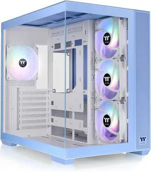 View 380 TG ARGB Black ATX Case; 4x120mm ARGB Fans Included; Supports Hidden-Connector Motherboard; Front & Side Dual Tempered Glass Panel; CA-1Z2-00M1WN-00; 3 Year Warranty Hydrangea Blue View 380 View 380 TG ARGB Black ATX Case; 4x120mm ARGB Fans Included; Supports Hidden-Connector Motherboard; Front & Side Dual Tempered Glass Panel; CA-1Z2-00M1WN-00; 3 Year Warranty Hydrangea Blue View 380