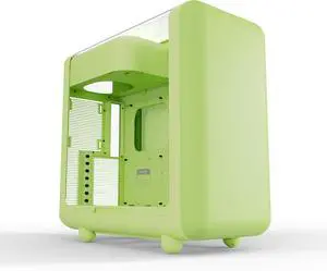 Y70 Upgraded Modern Aesthetic Dual Chamber Panoramic Tempered Glass Mid-Tower ATX Computer Gaming Case with PCIE 4.0 Riser Cable Included, Black (CS-HYTE-Y70-B) Green X50 Glass Y70 Upgraded Modern Aesthetic Dual Chamber Panoramic Tempered Glass Mid-Tower ATX Computer Gaming Case with PCIE 4.0 Riser Cable Included, Black (CS-HYTE-Y70-B) Green X50 Glass