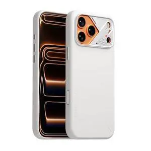 A17 Vegan Leather CoolHyper iPhone 17 Pro Case | Camera Control | with Cooling Fins | Luxury Comfort | Compatible with MagSafe | Complete Wrap-Around - White A17 Vegan Leather CoolHyper iPhone 17 Pro Case | Camera Control | with Cooling Fins | Luxury Comfort | Compatible with MagSafe | Complete Wrap-Around - White
