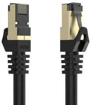 Cat 8 Ethernet Cable 16.5ft, Internet Cable, Lastest 40Gbps 2000MHz High Speed SFTP Patch Cables with Gold Plated RJ45 Connector for Router, Modem, Gaming, Xbox Fibre Optic Cable Cat 8 Ethernet Cable 16.5ft, Internet Cable, Lastest 40Gbps 2000MHz High Speed SFTP Patch Cables with Gold Plated RJ45 Connector for Router, Modem, Gaming, Xbox Fibre Optic Cable