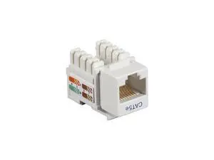 CAT5e Value Line Keystone Jack, White, 10-Pack CAT5e Value Line Keystone Jack, White, 10-Pack