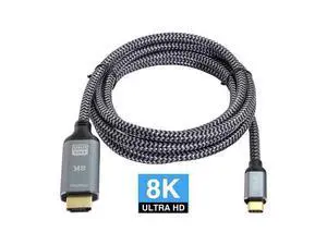 Type-C USB4 USB-C Male Source to HDTV 2.0 Male Display 8K UHD 4K DP to HDTV Male Monitor Cable Type-C USB4 USB-C Male Source to HDTV 2.0 Male Display 8K UHD 4K DP to HDTV Male Monitor Cable