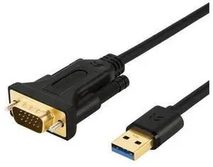 3.0 to VGA Cable 6.6 FT CableCreation USB to VGA 15 Pin Adapter 1080P @ 60Hz with Built-in Driver Only Support Windows 10/8.1/8 / 7 (NO XP/Vista/Mac OS X) 2M /Black 3.0 to VGA Cable 6.6 FT CableCreation USB to VGA 15 Pin Adapter 1080P @ 60Hz with Built-in Driver Only Support Windows 10/8.1/8 / 7 (NO XP/Vista/Mac OS X) 2M /Black