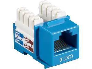 CAT6 Value Line Keystone Jack, Blue, 25-Pack CAT6 Value Line Keystone Jack, Blue, 25-Pack