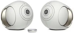 Devialet Phantom Ultimate 108 dB Bundle 2 Speakers + 1 Remote (Light Pearl), High-Res Bluetooth Audio, Deep Bass, Zero Distortion, Precision Control Devialet Phantom Ultimate 108 dB Bundle 2 Speakers + 1 Remote (Light Pearl), High-Res Bluetooth Audio, Deep Bass, Zero Distortion, Precision Control