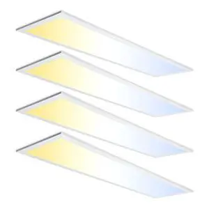 1x4 LED Flat Panel Light 5000K 4000K 3000K - 1x4 LED Troffer Drop Ceiling Light Fixture, 0-10V Dimmable, 100-277V, ETL Listed, 4 Pack 1x4 LED Flat Panel Light 5000K 4000K 3000K - 1x4 LED Troffer Drop Ceiling Light Fixture, 0-10V Dimmable, 100-277V, ETL Listed, 4 Pack