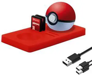 Silicone Holder Stand for Pokemon Lets Go Pikachu Eevee Game for Nintendo Switch Poke Ball Plus Controller Silicone Holder Stand for Pokemon Lets Go Pikachu Eevee Game for Nintendo Switch Poke Ball Plus Controller