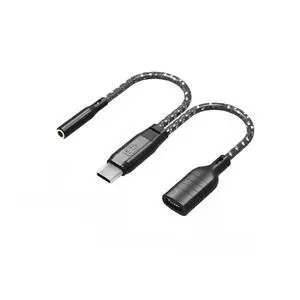 Suitable for 15 TYPEC To 3.5MM Round Port + TPC Female Port, 3.5MM Round Port Wireless Clip Microphone Sound Card Live Broadcast, Receiver Adapter Suitable for 15 TYPEC To 3.5MM Round Port + TPC Female Port, 3.5MM Round Port Wireless Clip Microphone Sound Card Live Broadcast, Receiver Adapter