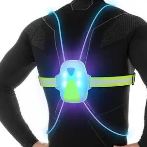 Runners Reflective Front Light Running Gear High Visibility Warning LED Runners Reflective Front Light Running Gear High Visibility Warning LED