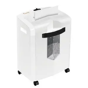 C266-B Micro Cut Shredder, Easy-Carry Handle, 12-Sheet, P-4 Security, 60 Min Continuous, CD/Credit Card, Jam-Proof, 4.2 Gal Bin, Ideal for Home Office Use, White/Gray C266-B Micro Cut Shredder, Easy-Carry Handle, 12-Sheet, P-4 Security, 60 Min Continuous, CD/Credit Card, Jam-Proof, 4.2 Gal Bin, Ideal for Home Office Use, White/Gray