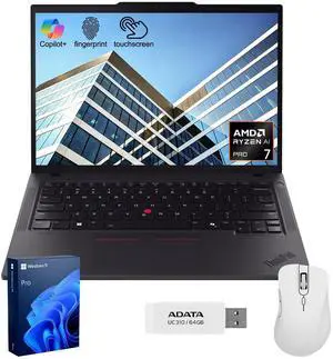 ThinkPad P14s Copilot+ Mobile Workstation Laptop, AMD Ryzen AI 7 PRO 350, 14 FHD+ IPS Touchscreen, 96GB DDR5, 4TB SSD, Wi-Fi 7, HDMI, IR Camera, AI-Ready, Windows 11 Pro, w/Bundle ThinkPad P14s Copilot+ Mobile Workstation Laptop, AMD Ryzen AI 7 PRO 350, 14 FHD+ IPS Touchscreen, 96GB DDR5, 4TB SSD, Wi-Fi 7, HDMI, IR Camera, AI-Ready, Windows 11 Pro, w/Bundle