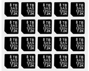 20PCS Capacity Sticker Label for Hard Drive Tray Caddy DXD9H 0DXD9H X7K8W 0X7K8W, Compatible for D-ELL PowerEdge 16th-14th Gen r740 r640 r440 r340 r750 r650 r550 r760 r660 r6625, 8TB, SAS, 12GB, 7.2K 20PCS Capacity Sticker Label for Hard Drive Tray Caddy DXD9H 0DXD9H X7K8W 0X7K8W, Compatible for D-ELL PowerEdge 16th-14th Gen r740 r640 r440 r340 r750 r650 r550 r760 r660 r6625, 8TB, SAS, 12GB, 7.2K
