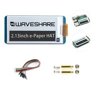 2.13inch E-Ink Display HAT V4 Version Compatible with Raspberry Pi Raspberry Pi 5/4B/3B/Zero/Zero W/Zero 2W/Pico/Pico W/Pico WH, 250x122 Resolution SPI Interface Supports Partial Refresh 2.13inch E-Ink Display HAT V4 Version Compatible with Raspberry Pi Raspberry Pi 5/4B/3B/Zero/Zero W/Zero 2W/Pico/Pico W/Pico WH, 250x122 Resolution SPI Interface Supports Partial Refresh