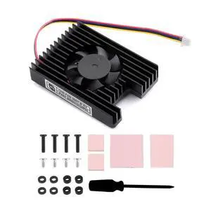 Waveshare CM5 Dedicated All-in-one 3007 Cooling Fan, Compatible with Raspberry Pi Compute Module 5, 5V Power Supply, Speed Adjustable, with Thermal Tapes Waveshare CM5 Dedicated All-in-one 3007 Cooling Fan, Compatible with Raspberry Pi Compute Module 5, 5V Power Supply, Speed Adjustable, with Thermal Tapes